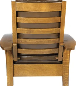 Bow Arm Morris Chair with Loose Cushion