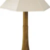 Cross Base Table Lamp with Linen Shade