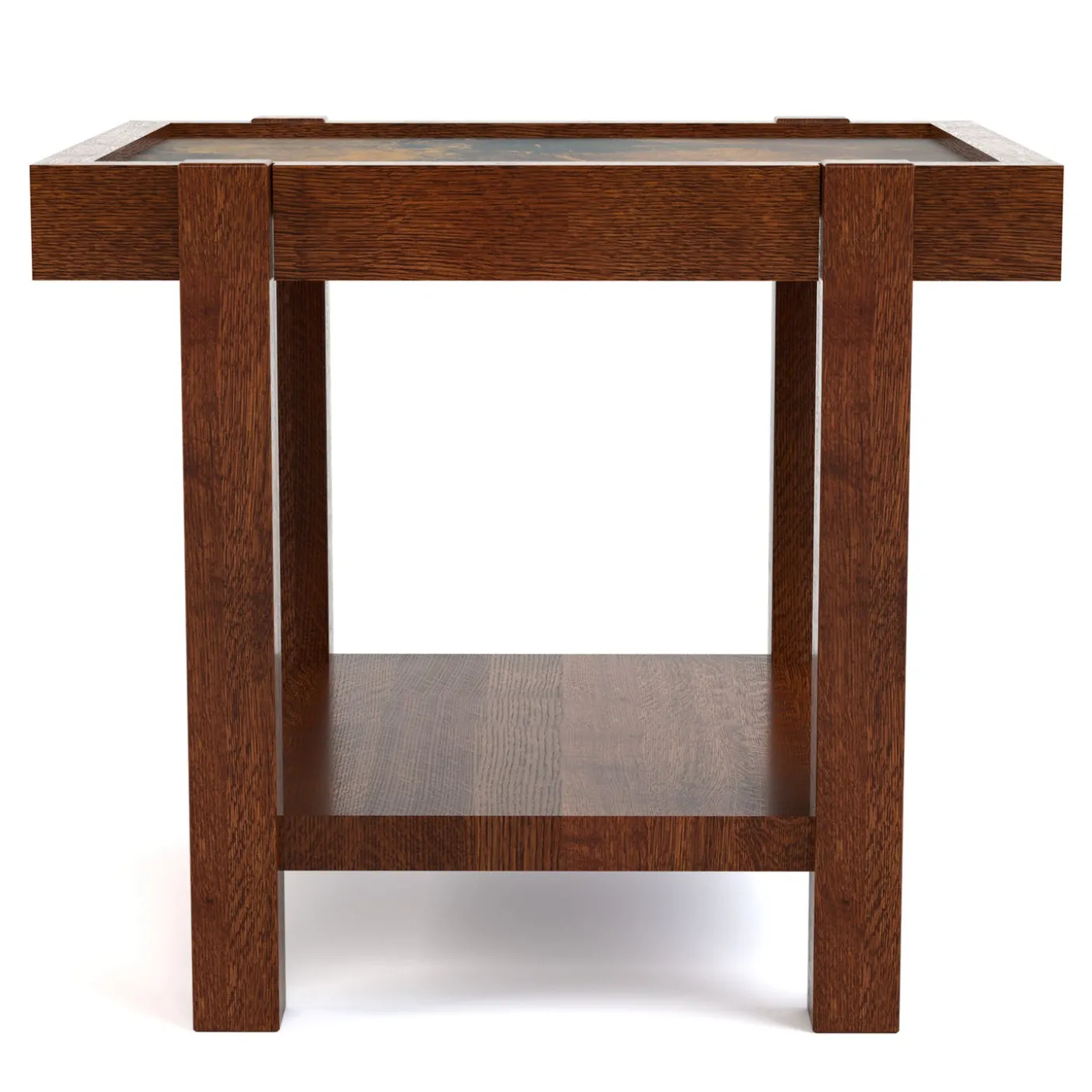 Durant Inset Copper Side Table