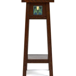 Floral Tile 30-inch Plant Stand