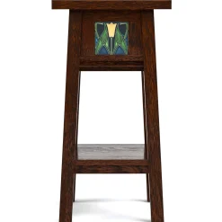 Floral Tile 24-inch Plant Stand