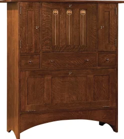 Harvey Ellis Fall-Front Bar with Bottom Doors