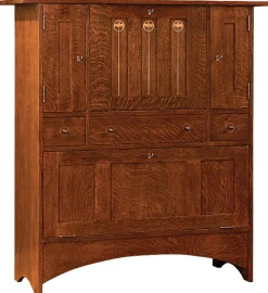 Harvey Ellis Fall-Front Desk with Bottom Doors