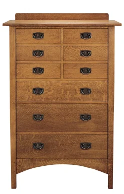 Harvey Ellis Nine-Drawer Chest