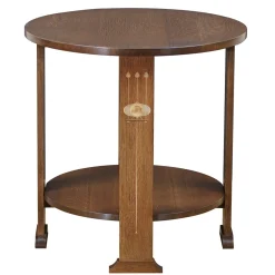 Harvey Ellis Round Lamp Table