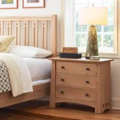 Highlands Three-Drawer Nightstand