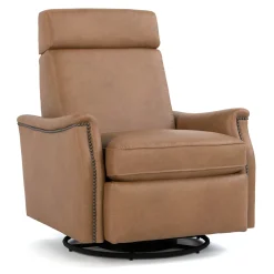 Laurel Saddle-Arm Swivel Recliner