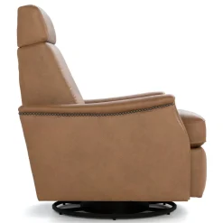 Laurel Saddle-Arm Swivel Recliner