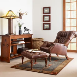 Leopold's Chair & Ottoman Set