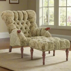 Leopold's Chair & Ottoman Set