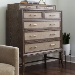 Maidstone Tall Chest, Woven Jute