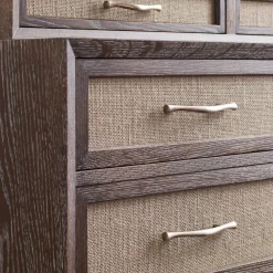 Maidstone Tall Chest, Woven Jute