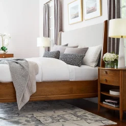 Martine Bed with Upholstered Headboard