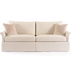Martine Skirted Pillowback Sofa