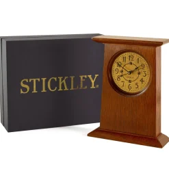 Mission Oak Mantel Clock