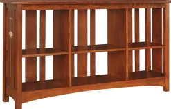 Slatted-Back Bookcase
