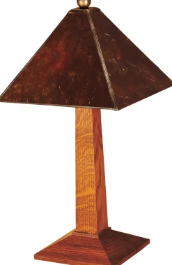 Small Lamp with Mica Shade