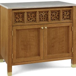 Surrey Hills Two-Door Nightstand, Stone Top
