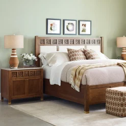 Surrey Hills Two-Door Nightstand, Stone Top