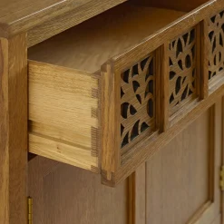 Surrey Hills Two-Door Nightstand, Wood Top