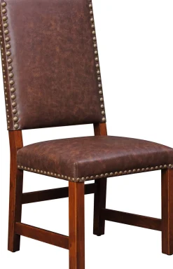 Tall-Back Upholstered Side Chair
