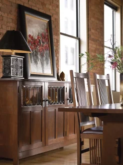 Three-Door Display Buffet