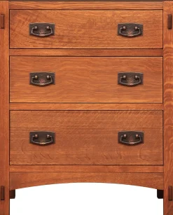 Three-Drawer Nightstand