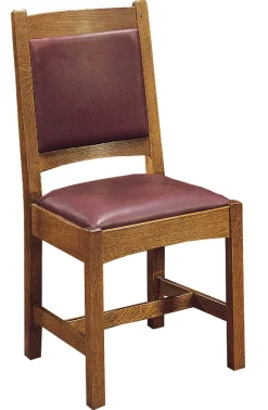 Upholstered Back Cottage Side Chair