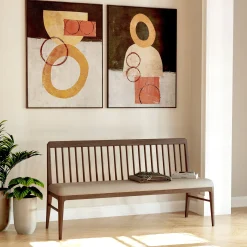 Walnut Grove Spindle Bench