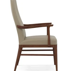 Walnut Grove Tall Upholstered Arm Chair