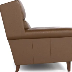 Woodlands Small Roll Arm Loveseat with Nails